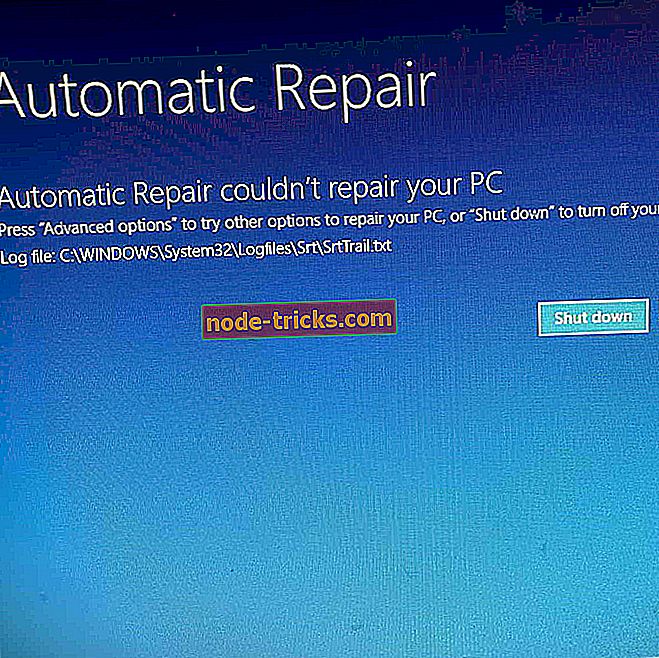 FIX: إصلاح تلقائي تعذر إصلاح الكمبيوتر الخاص بك على Windows 10
