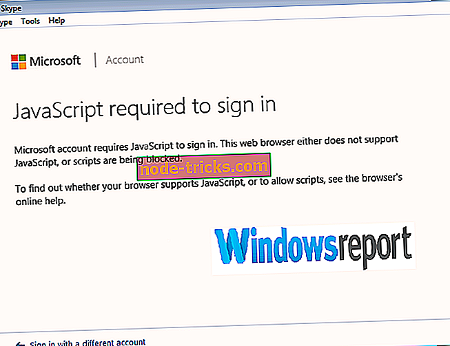 Hogyan lehet javítani a Skype-hibát: „Javascript szükséges a bejelentkezéshez”