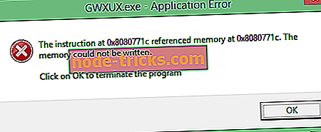 Kuidas parandada GWXUX.exe rakendusvigu Windows 10-s