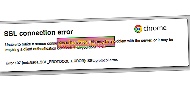 FIX: Err_ssl_protocol_error v operacijskem sistemu Windows 10, 8.1, 7