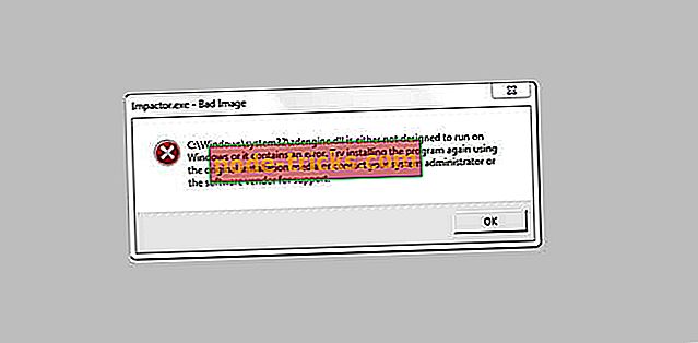 Impactor.exe Slikts attēls: kā novērst šo kļūdu un sākt lietotnes