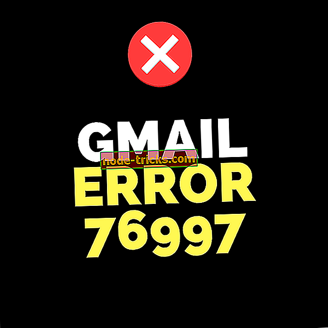 Gmailovo napako 76997 popravite enkrat za vselej