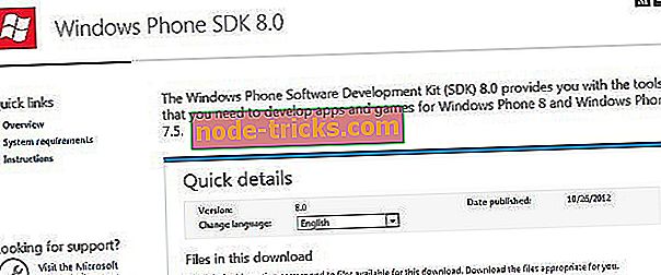 MicrosoftからWindows Phone 8 SDKをダウンロードします。