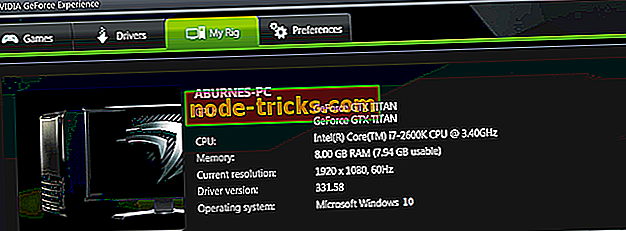 vinduer - Last ned Nvidias GeForce Experience-programvare på Windows 10, 8.1