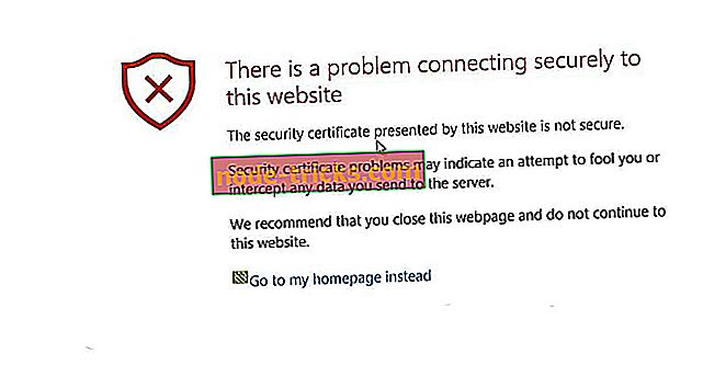 prozori - Popravite: "Postoji problem sigurnog povezivanja s ovom web-lokacijom" neispravna pogreška certifikata