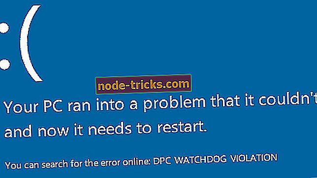 vinduer - Løs problemet "DPC_WATCHDOG_VIOLATION" i Windows 10, 8.1 eller 7